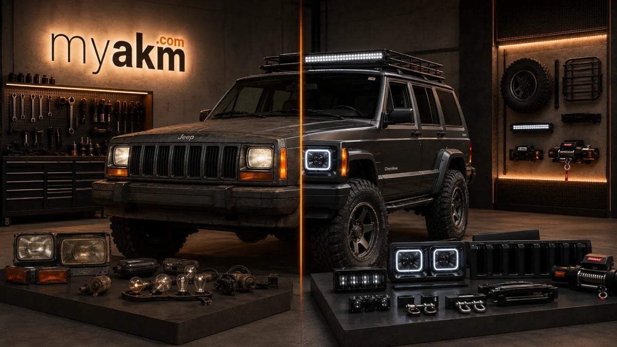 ضعف الإضاءة أو قدم التجهيزات في Jeep Cherokee القديمة: العلامات المبكرة والحل المناسب لكل حالة
